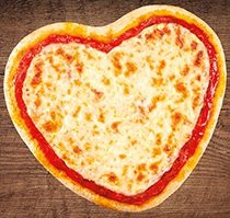 ALDI USA Heart Pizza