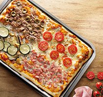 CONGELATS REUNITS pizza 4 sabores